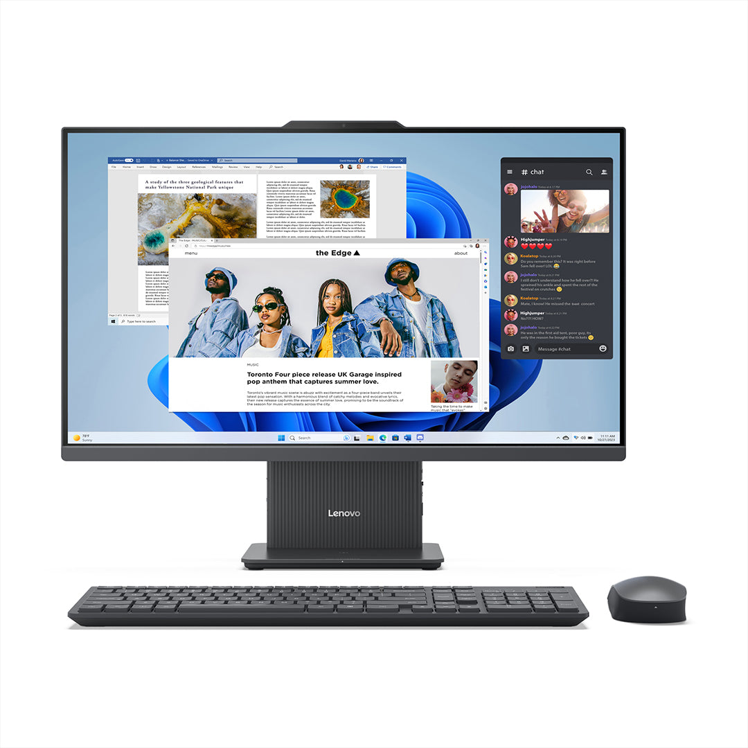 Lenovo IdeaCentre AIO 27ILL11 F0JW002BST - UT7-256V 16GB 1TB 27” FHD Touch CP+