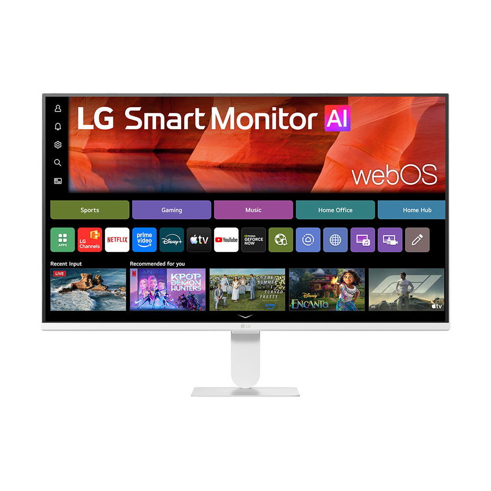 LG Smart Monitor AI 27U511SB-W - 27" FHD IPS 120Hz with webOS
