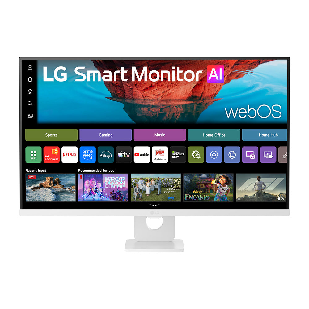 LG Smart Monitor AI 32U721SB-W - 31.5" UHD VA with webOS