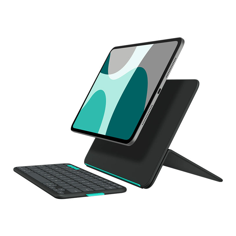 Logitech Flip Folio for iPad Pro 11" (M4), iPad Air 11" (M2, M3), iPad Air 5th Gen - Graphite