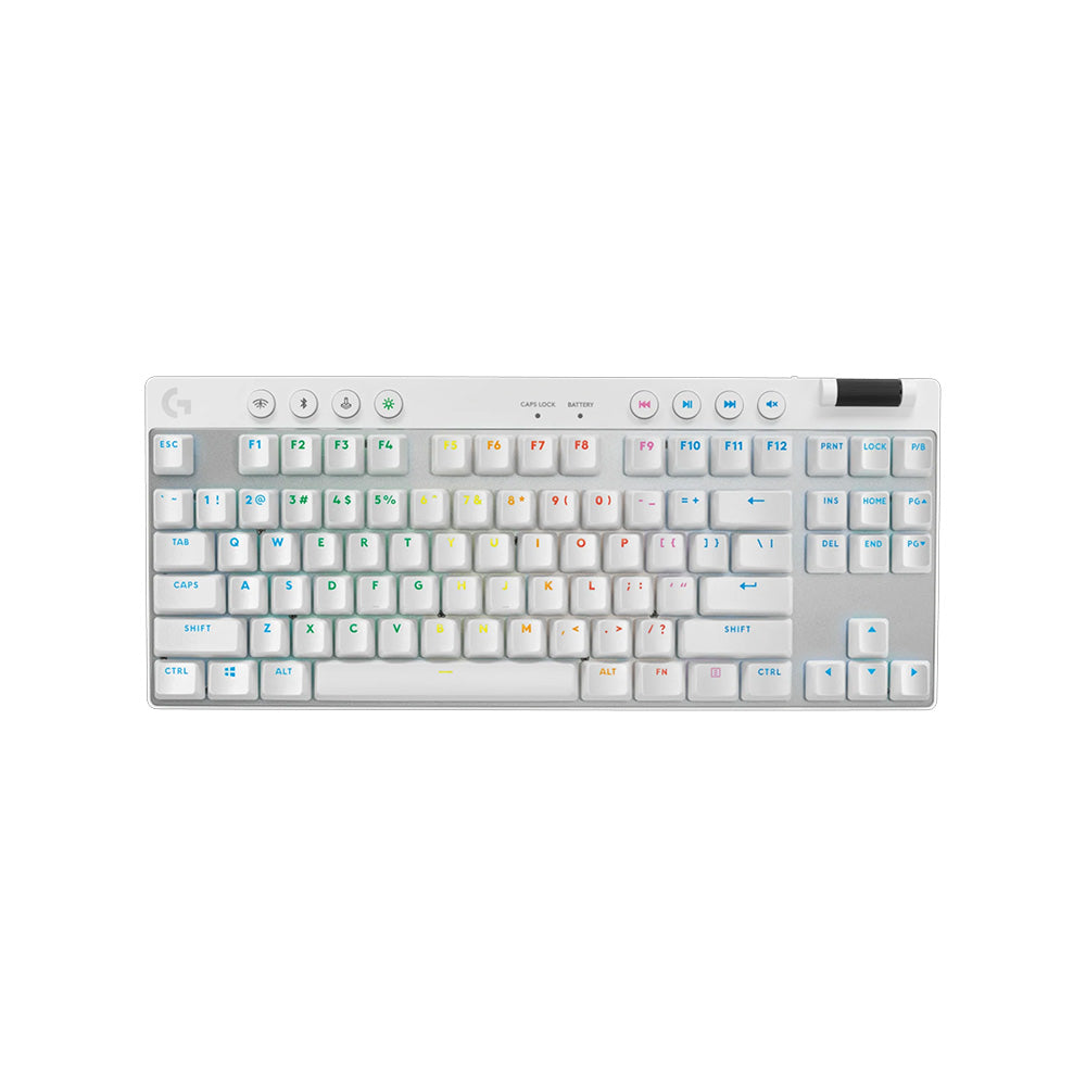 Logitech G Pro X TKL Wireless Gaming Keyboard (Tactile - White)