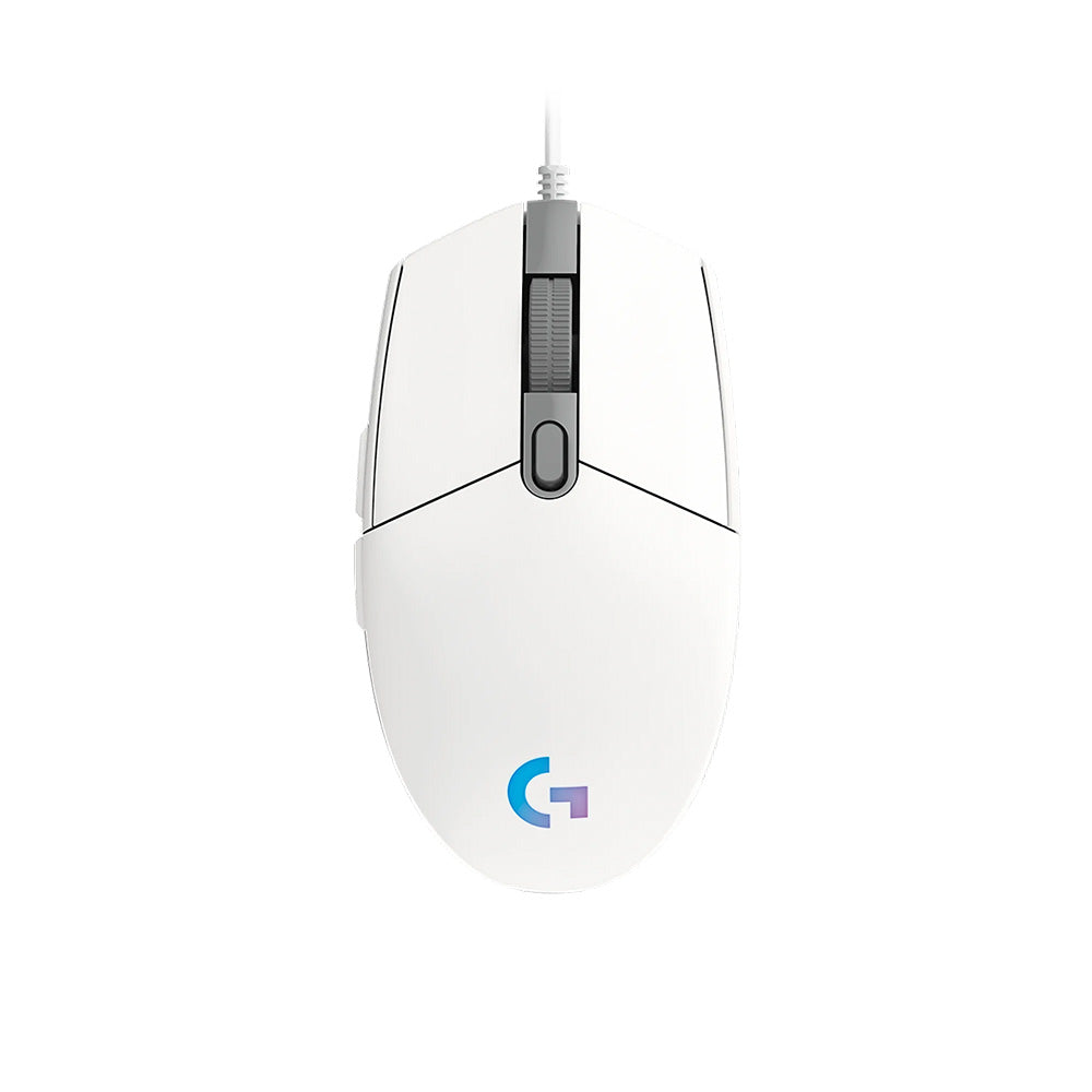 Logitech G203 Lightsync Wired Gaming Mouse - White