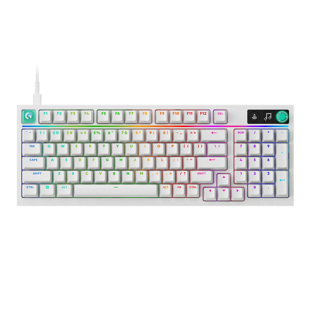 Logitech G316 X 98% 8kHz Linear Wired Gaming Keyboard - White