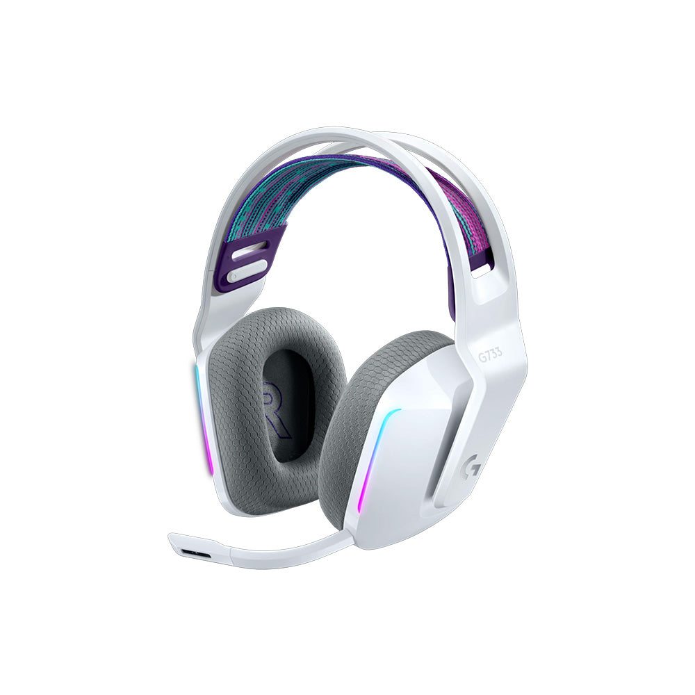 Logitech G733 Wireless RGB Gaming Headset (White)