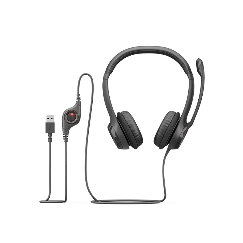 Logitech H390 USB Headset (Black)