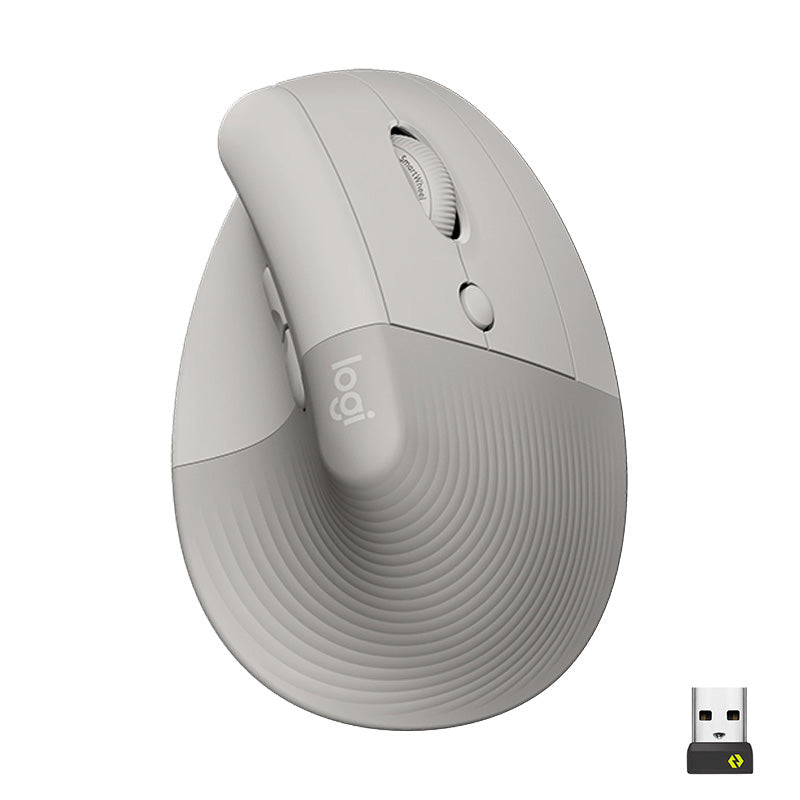 Logitech Lift Vertical Ergonomic Mouse (Sand)