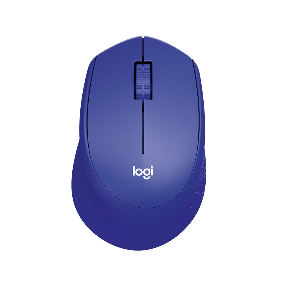 Logitech M331 Silent Plus Wireless Mouse (Blue)