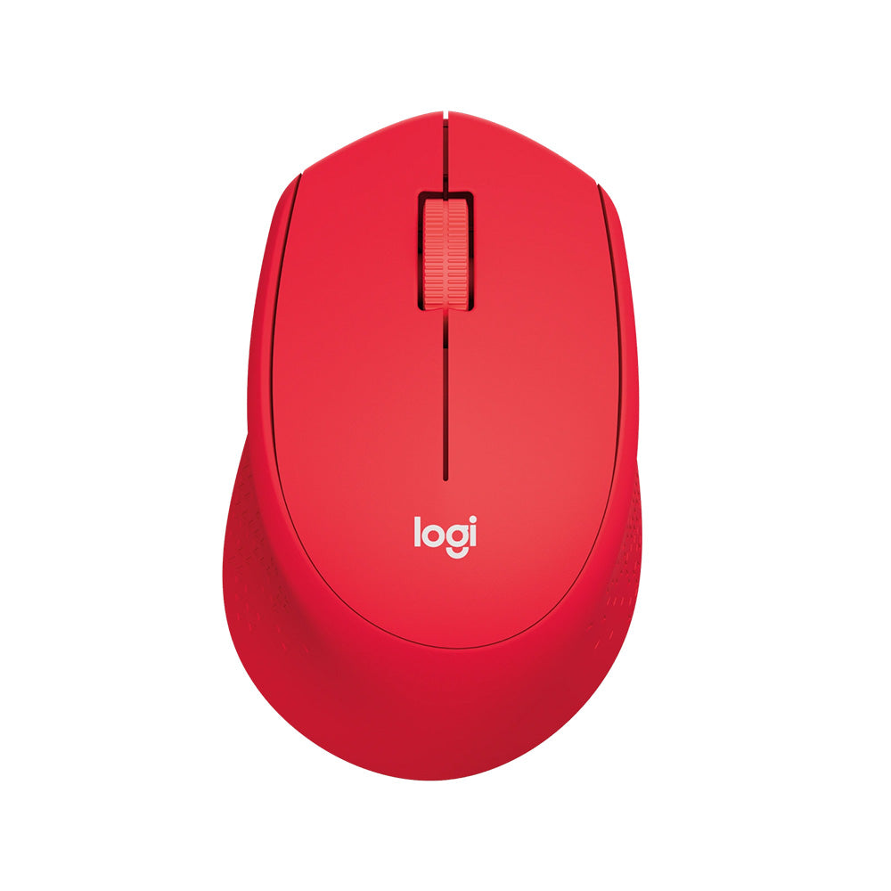 Logitech M331 Silent Plus Wireless Mouse (Red)