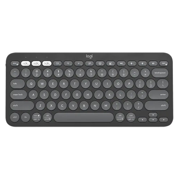 Logitech Pebble Keys 2 K380S, Multi-Device Bluetooth Keyboard (Graphite)