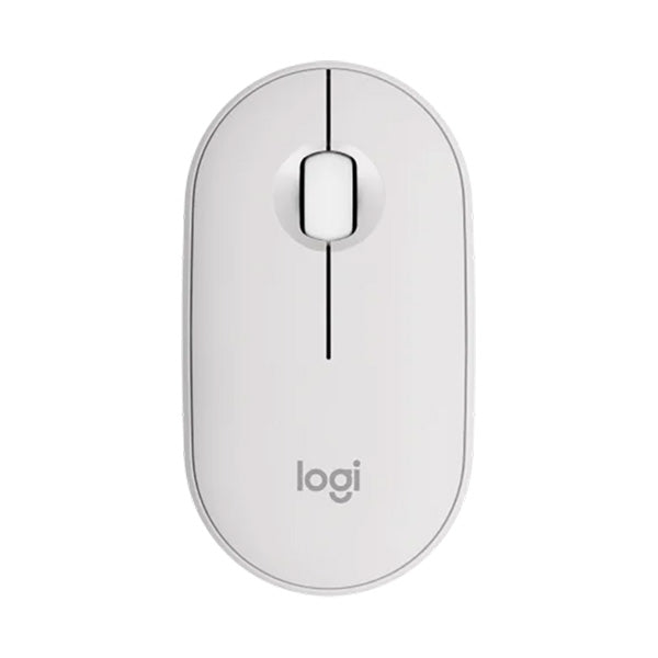 Logitech Pebble Mouse 2 M350s Bluetooth Mouse (White)