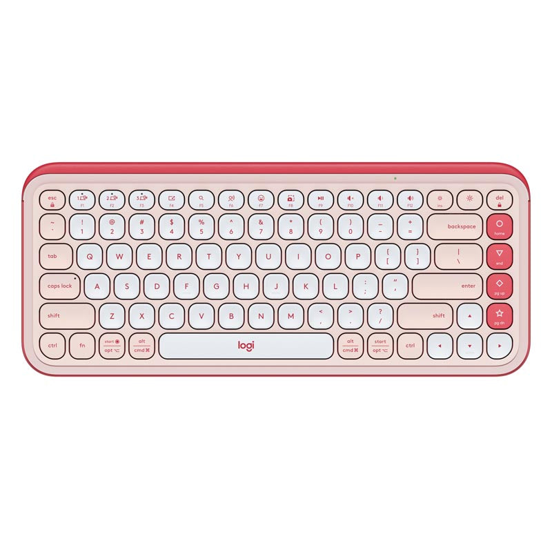 Logitech POP Icon Keys Wireless Bluetooth Keyboard (Rose)