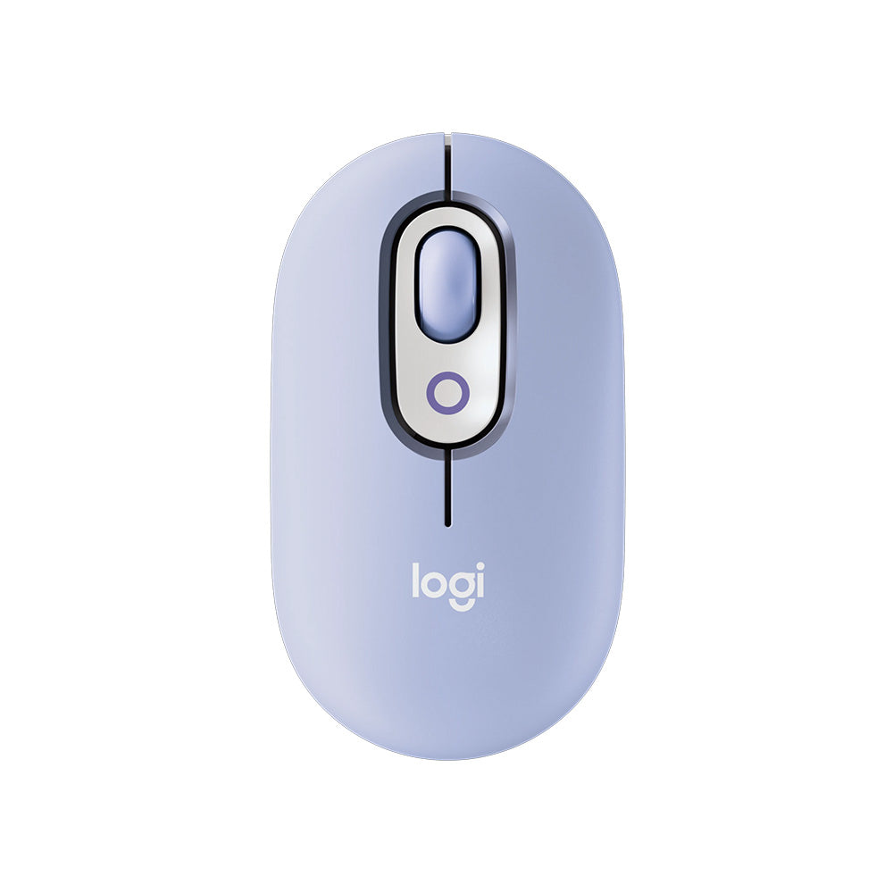 Logitech POP Wireless Bluetooth Mouse with Emoji (Lilac)