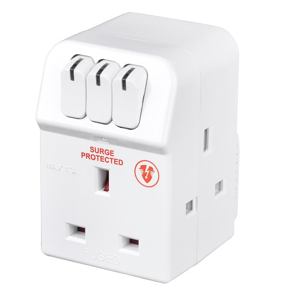 MasterPlug MSWRG3-MPA Switched Surge Adaptor