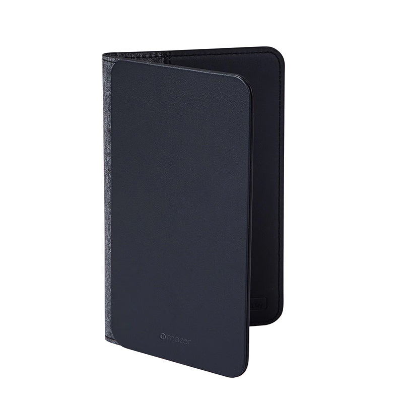 Mazer M-1Tag-Passport-BK/FindMY Passport Holder with Rechargeble Battery (Black)
