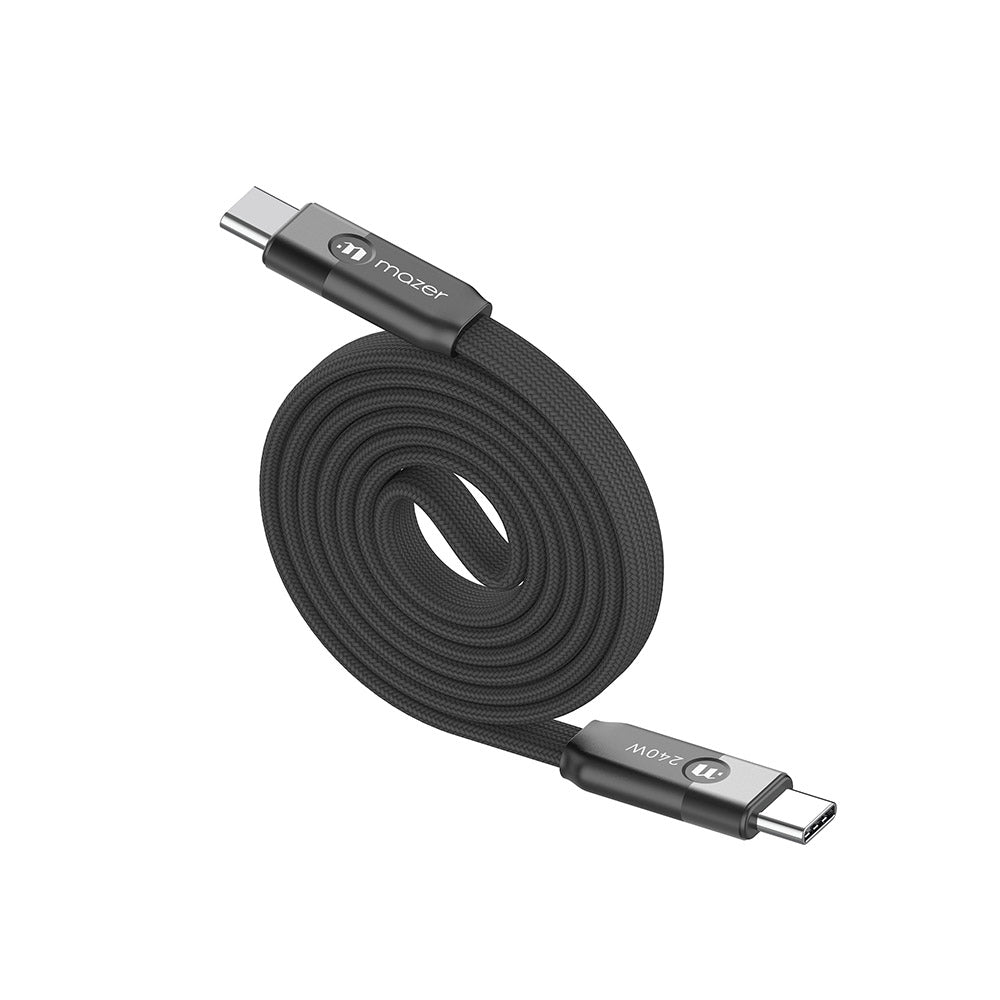 Mazer M-Cobra30 InfiniteLink Cobra3 Flat Magnetic 1M 240W Cable - BlackGrey