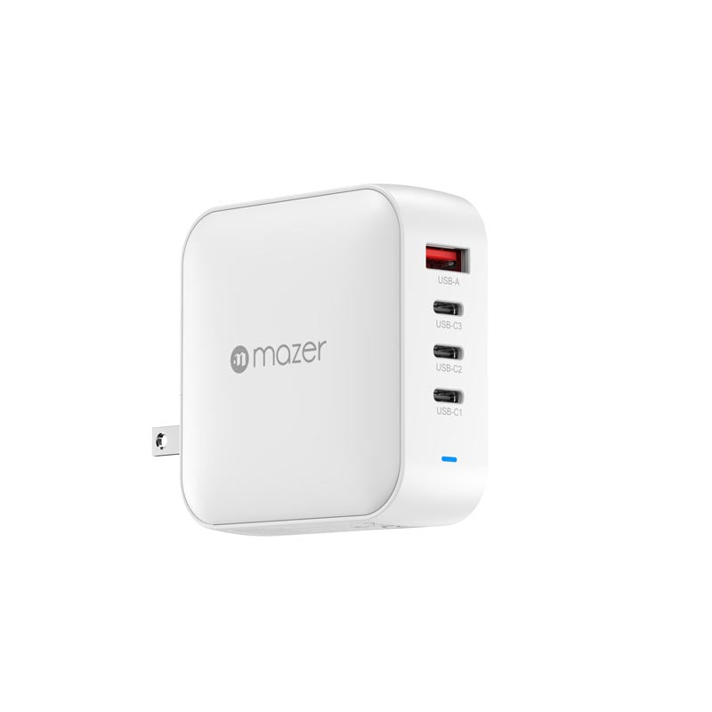 Mazer M-G165W-V5-WH PD3.1 165W 3C1A With Travel Plugs (White)