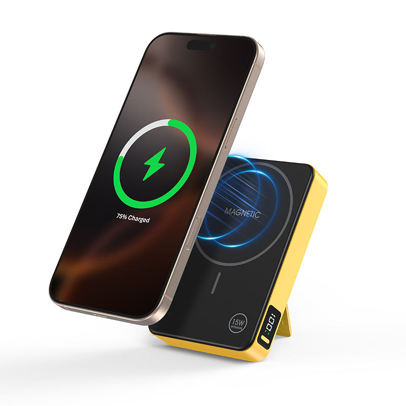 Mazer M-MagAir20-Sol Magnetic 15W 10,000mAh PD30W with iStand Power Bank (Sol)