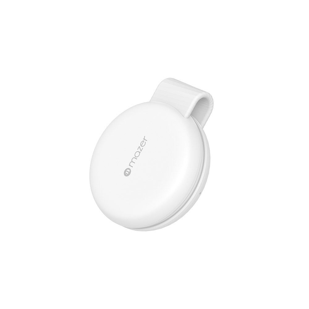 Mazer M-MagPadDuo2 2-in-1 qi2.2 25W Foldable Wireless Charging Pad (White)