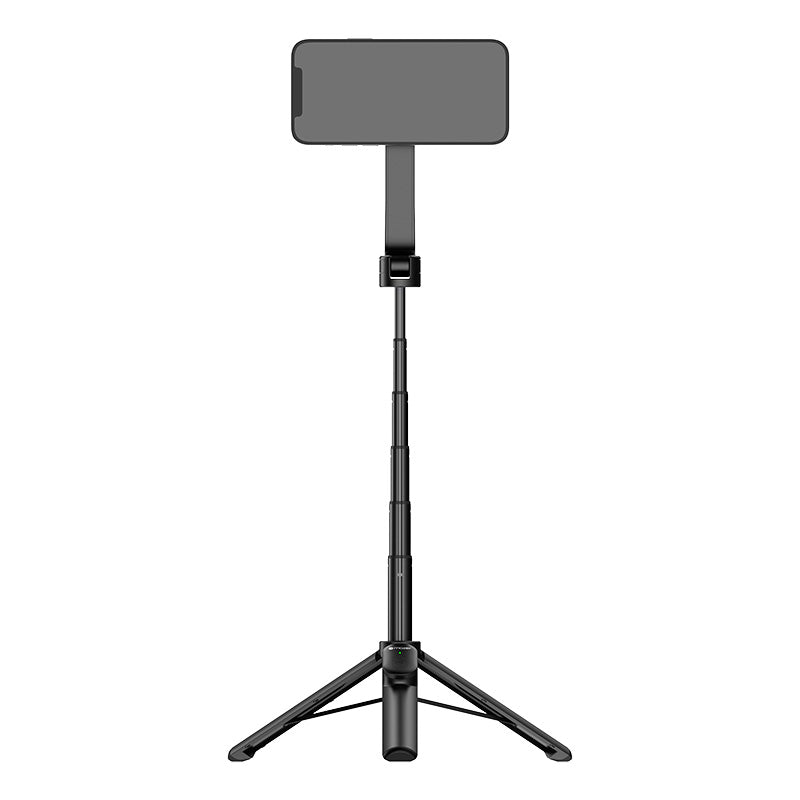 Mazer M-MS20L-BK 1.2M Foldable Magnetic Selfie Stick, BT Remote (Black)