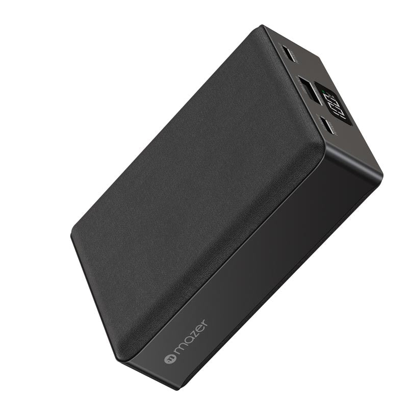 Mazer M-PC100W24V3-BK PowerCharge 24000mAh PD100W with Digital Display Power Bank (Black)