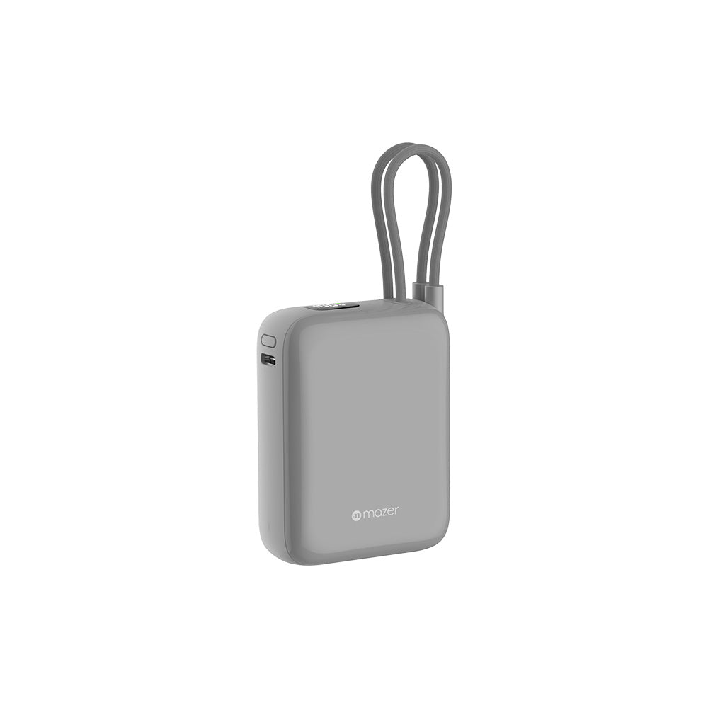 Mazer M-PC35CC PowerCharge Nano 10000mAh PD35W C-Cable Power Bank (CCC Certified) - Grey