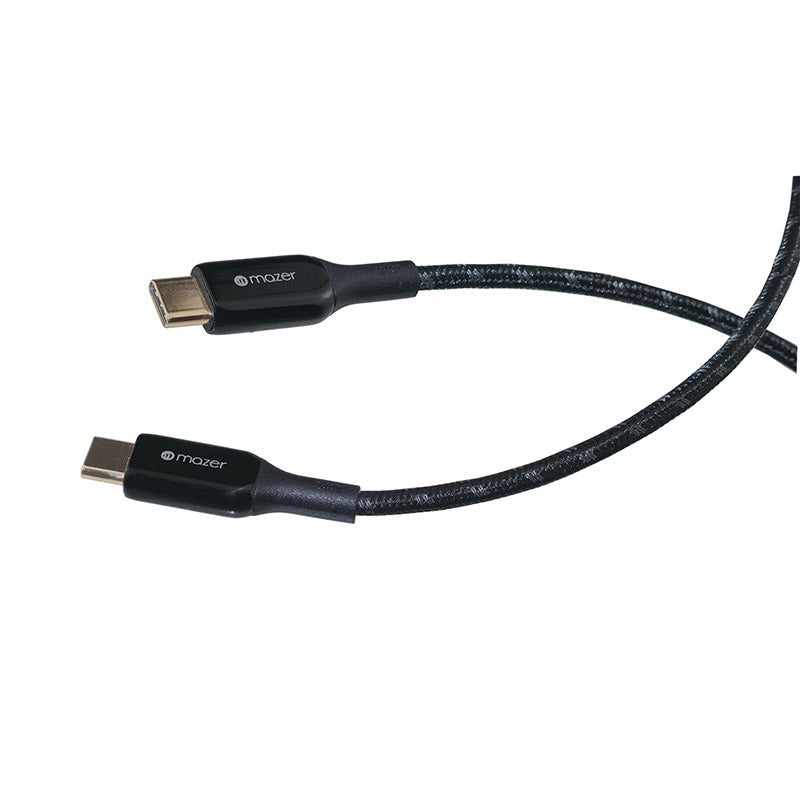 Mazer M-PL3Pro-240C125 240W USB C to C Cable 1.25m (Black)