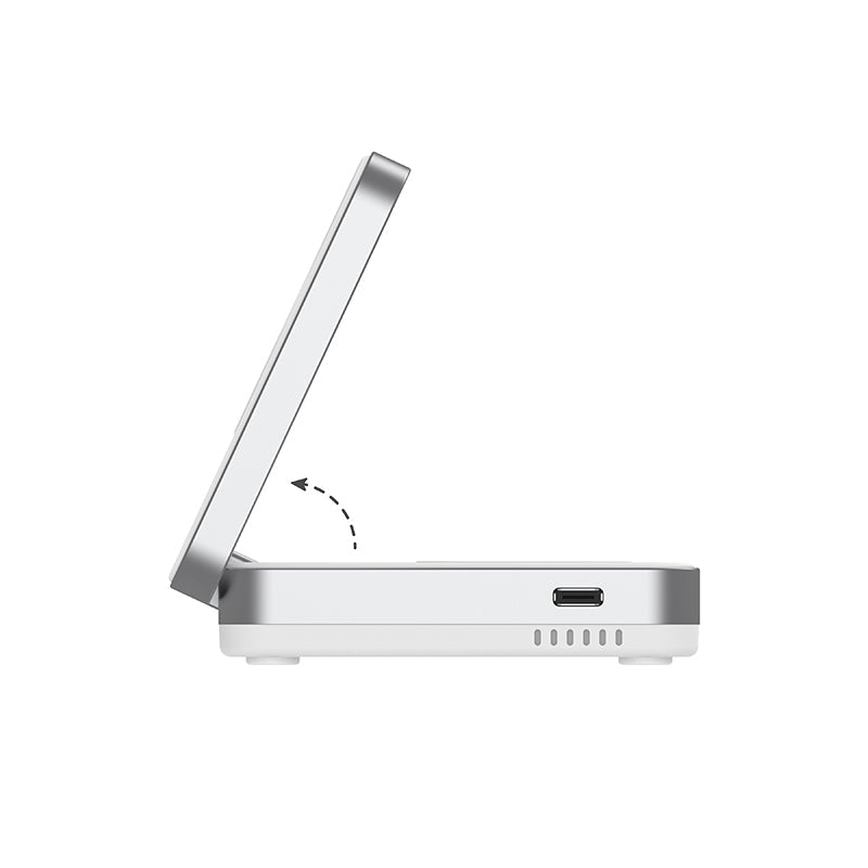 Mazer M-qi2-MagFold05-WH/Qi2 23W Foldable 3in1 Wireless Charger (White)