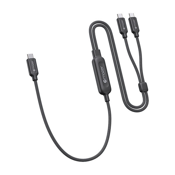 Mazer M-Scorpion-C140-BK InfiniteLink Scorpion Dual USB-C PD140W Fast Charge Cable 1.25M - Black