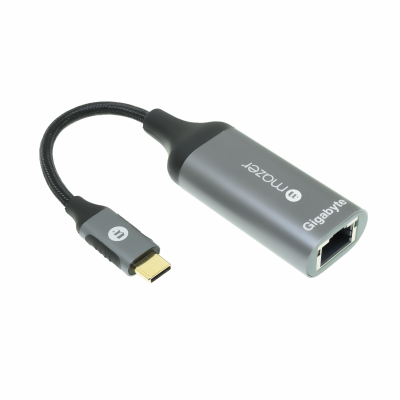 Mazer M-USBCAL354-GY USB-C to RJ45/Gigabit Adapter (Grey)