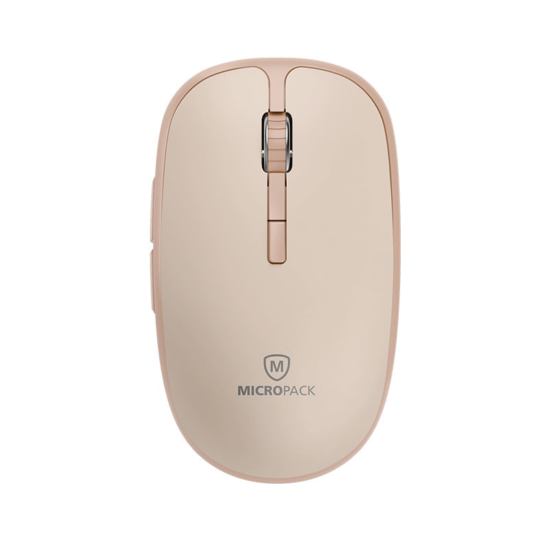 MicroPack MP-729B Speedy Silent 2 Dual Modes Wireless Mouse (Cream)