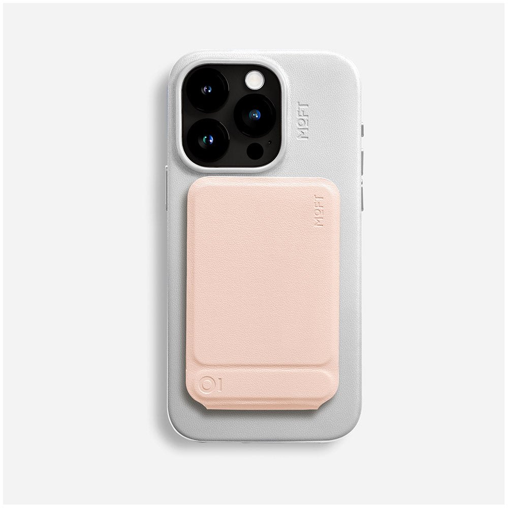 Moft MS027-1 Snap Invisible Phone Tripod Stand (MagSafe Compatible) - Peach Pink