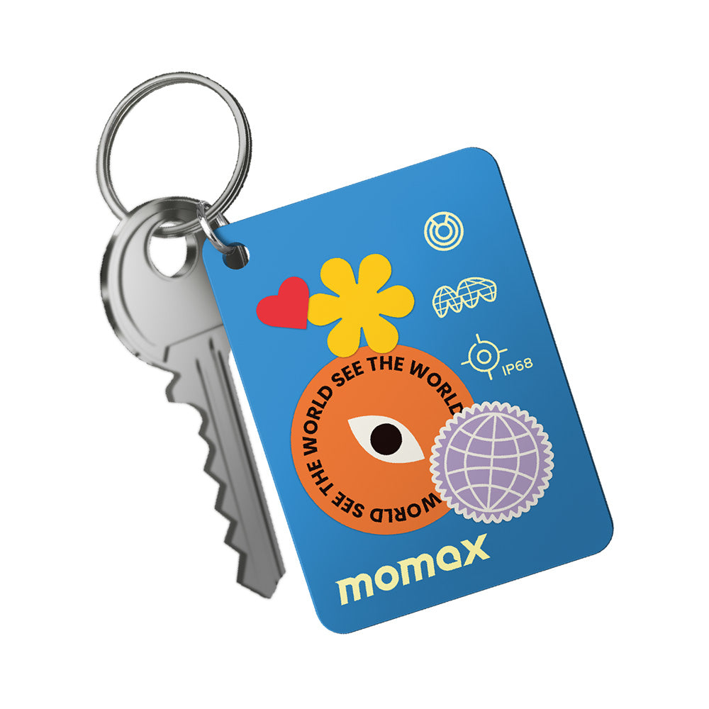 MOMAX BR22B PinCard² X Mini Rechargeable Locator - Blue