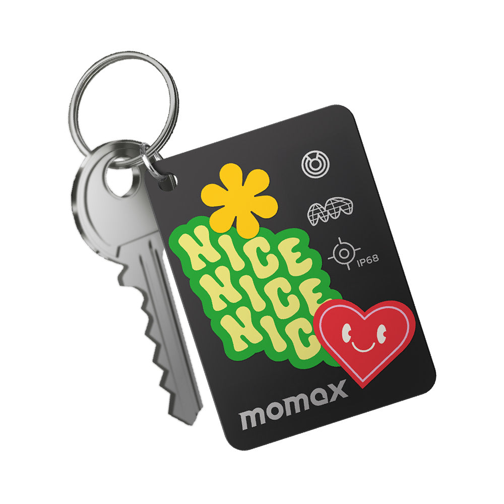 MOMAX BR22D PinCard² X Mini Rechargeable Locator - Black