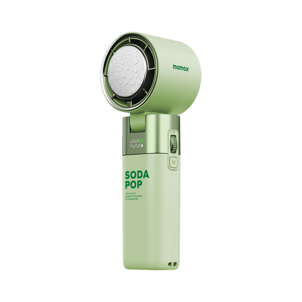 Momax IF21G 1°Go Freeze Compact Foldable Icy Cooling Fan - Green