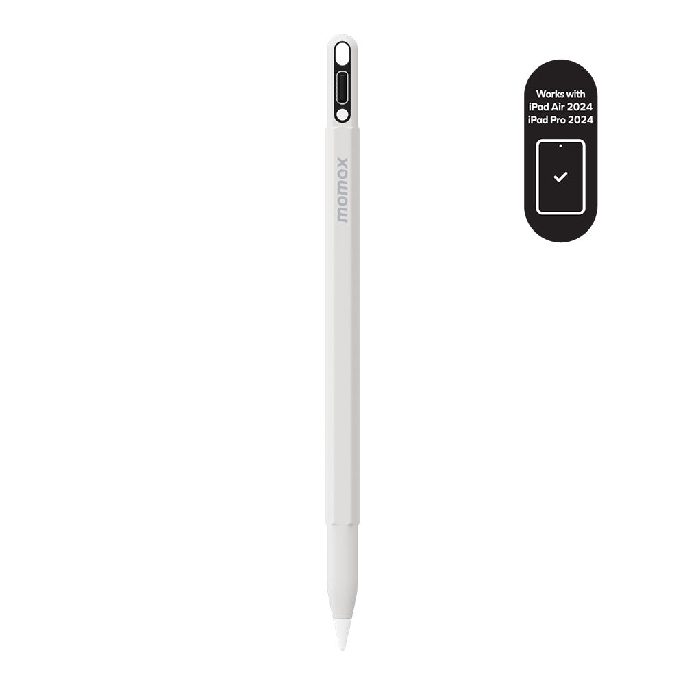 Momax TP10AW Mag.Link Pop Magnetic Active Stylus Pen - White