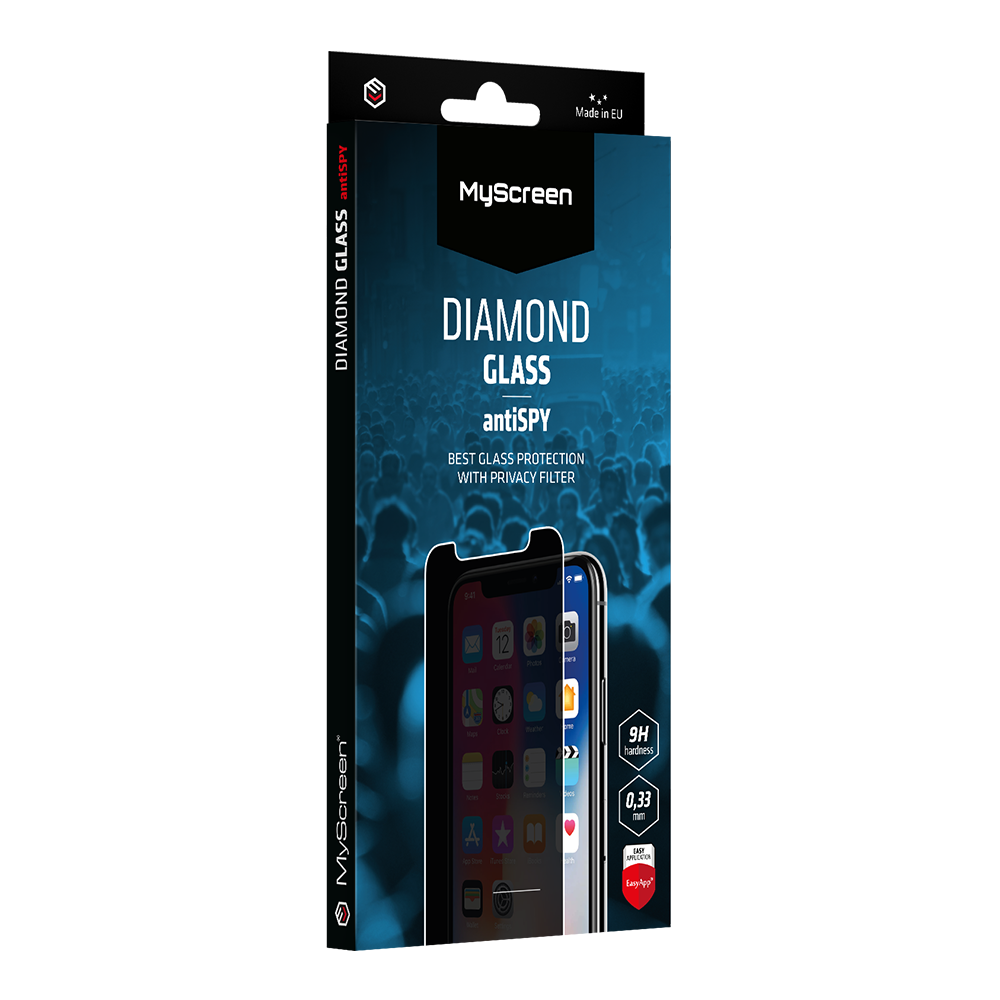 MyScreen iPhone 17 Air 6.6 (2025) Diamond Glass Anti Spy