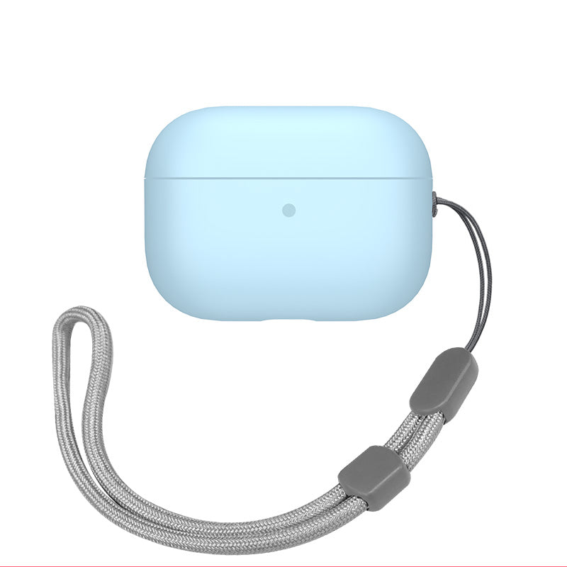 N.Brandz N-AP-Lisi-Airpod Pro2-BL Liquid Silicone Dual Layer Hybrid Case (Blue)