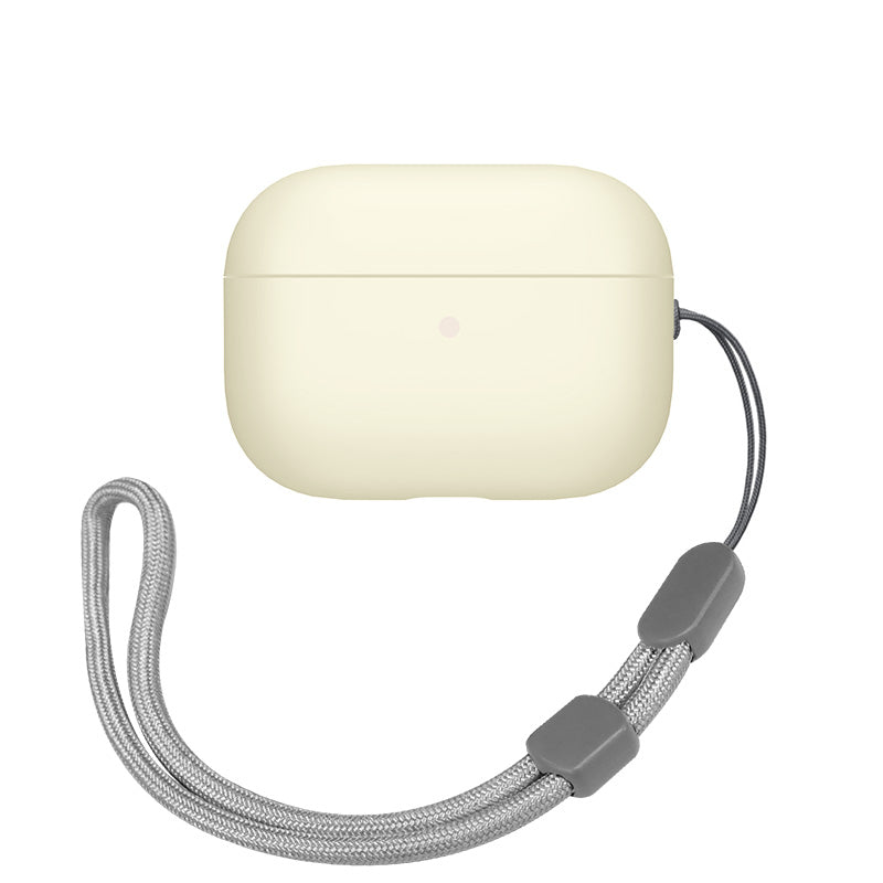 N.Brandz N-AP-Lisi-Airpod Pro2-CR Liquid Silicone Dual Layer Hybrid Case (Cream)