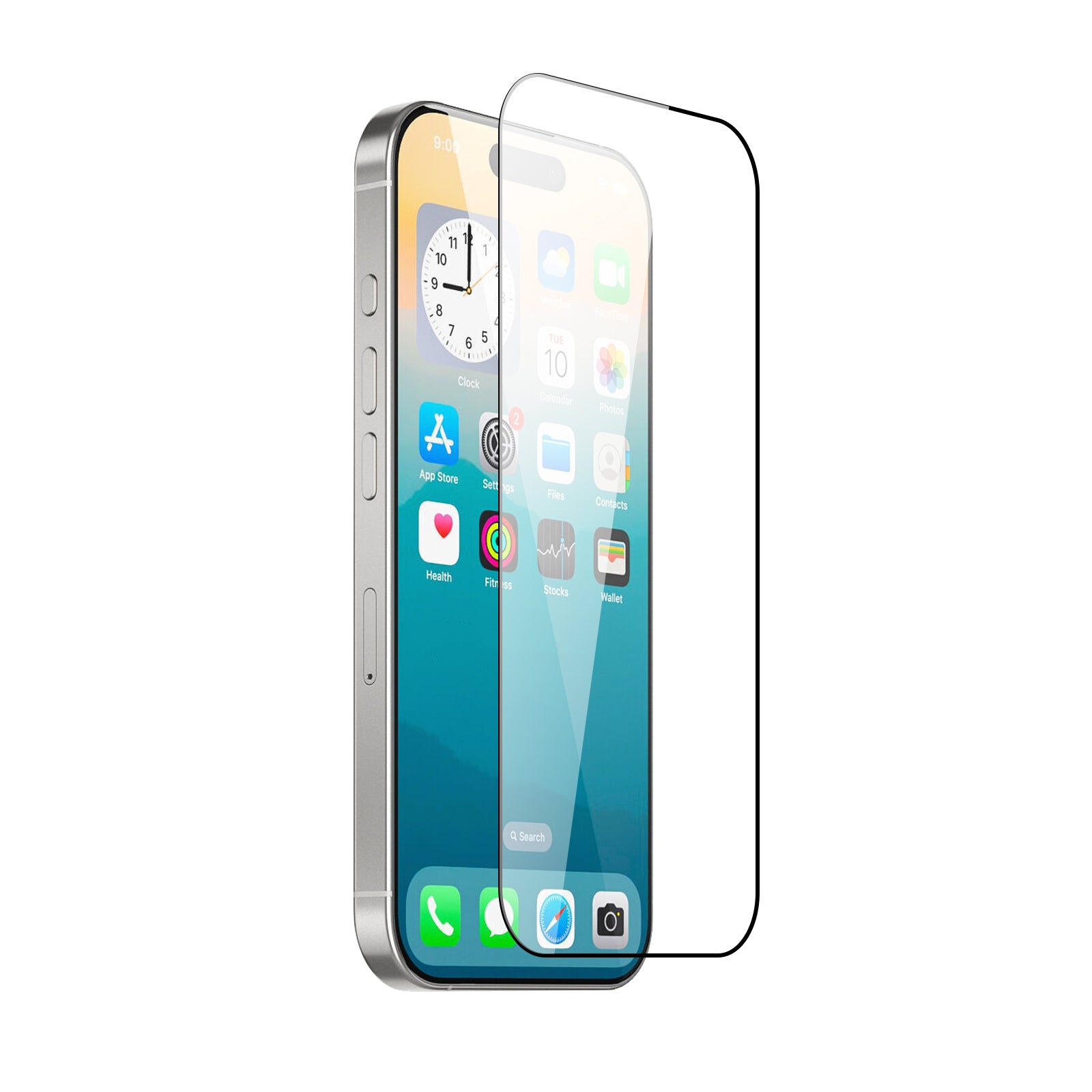 Nbrandz/N-iPhone 17/16 Pro Full 63 Full Cover HD GLS Protector