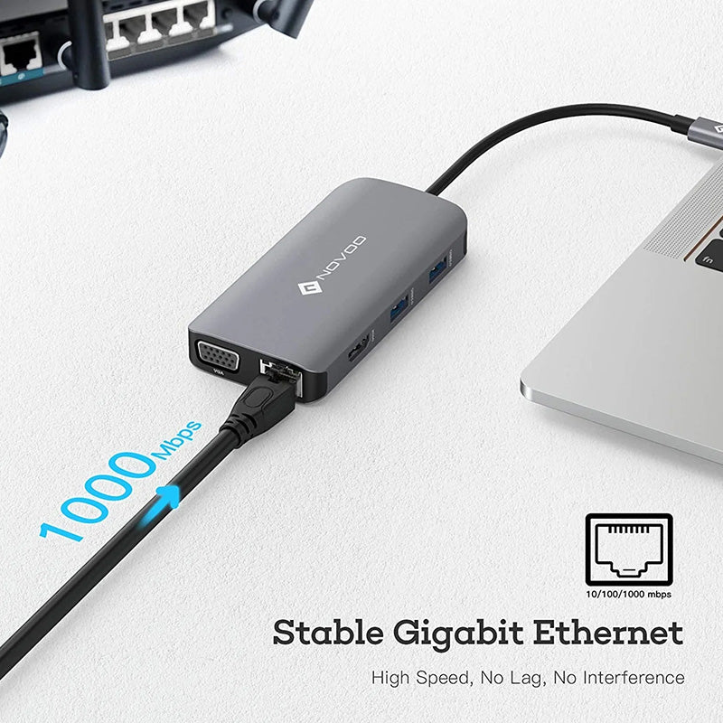 Omars Novoo R9 9-in-1 USB-C Hub