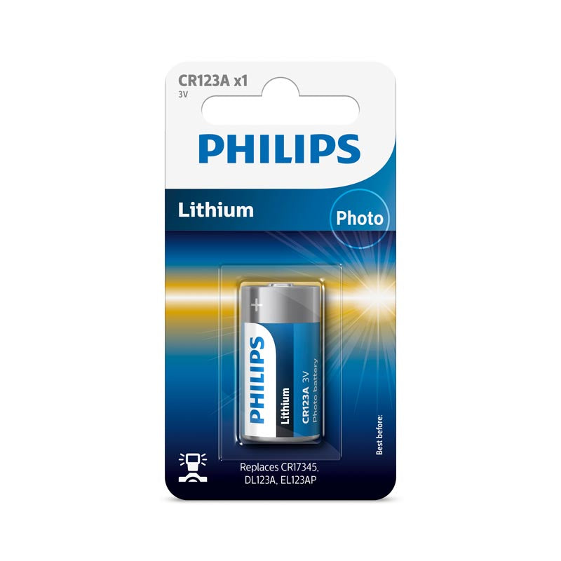 Philips CR123A/01B CR123A Lithium 3V