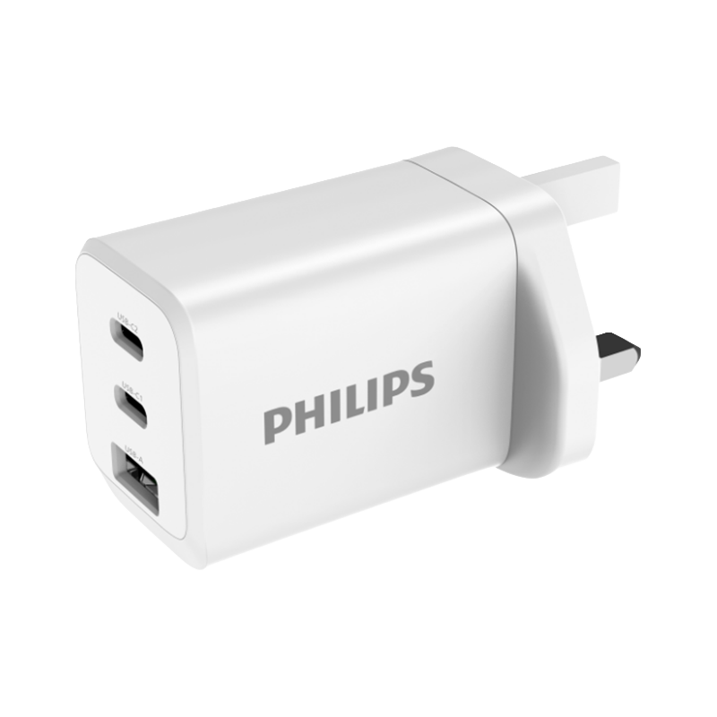 Philips DLP6331CW/05 65W GaN Fast Wall Charger 2C1A