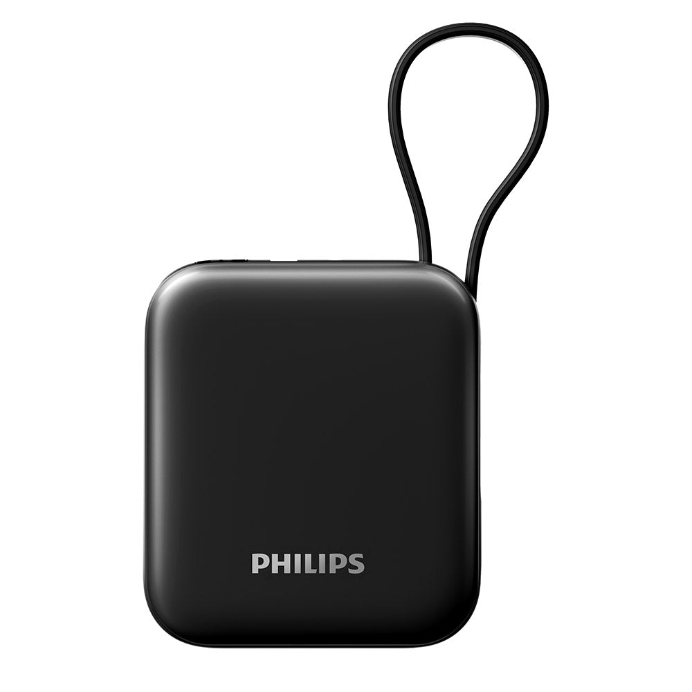 Philips DLP9205B/97 10000mAh CCC Qi2 + USB-C 22.5W Cable (Black)