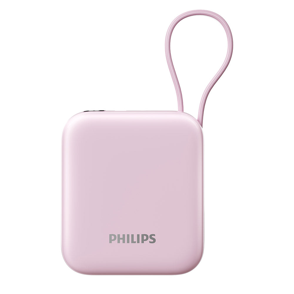 Philips DLP9205P/97 10000mAh CCC Qi2 + USB-C 22.5W Cable (Pink)