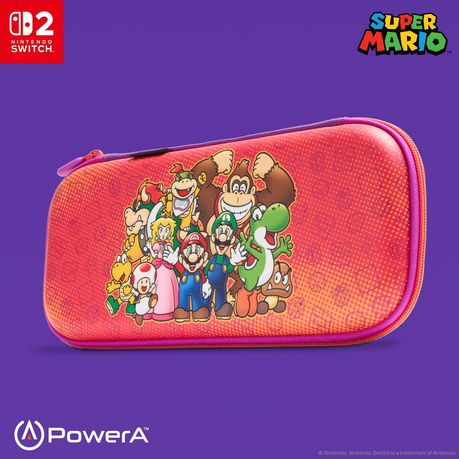 PowerA Nintendo Switch 2 Slim Case Mario and Friends
