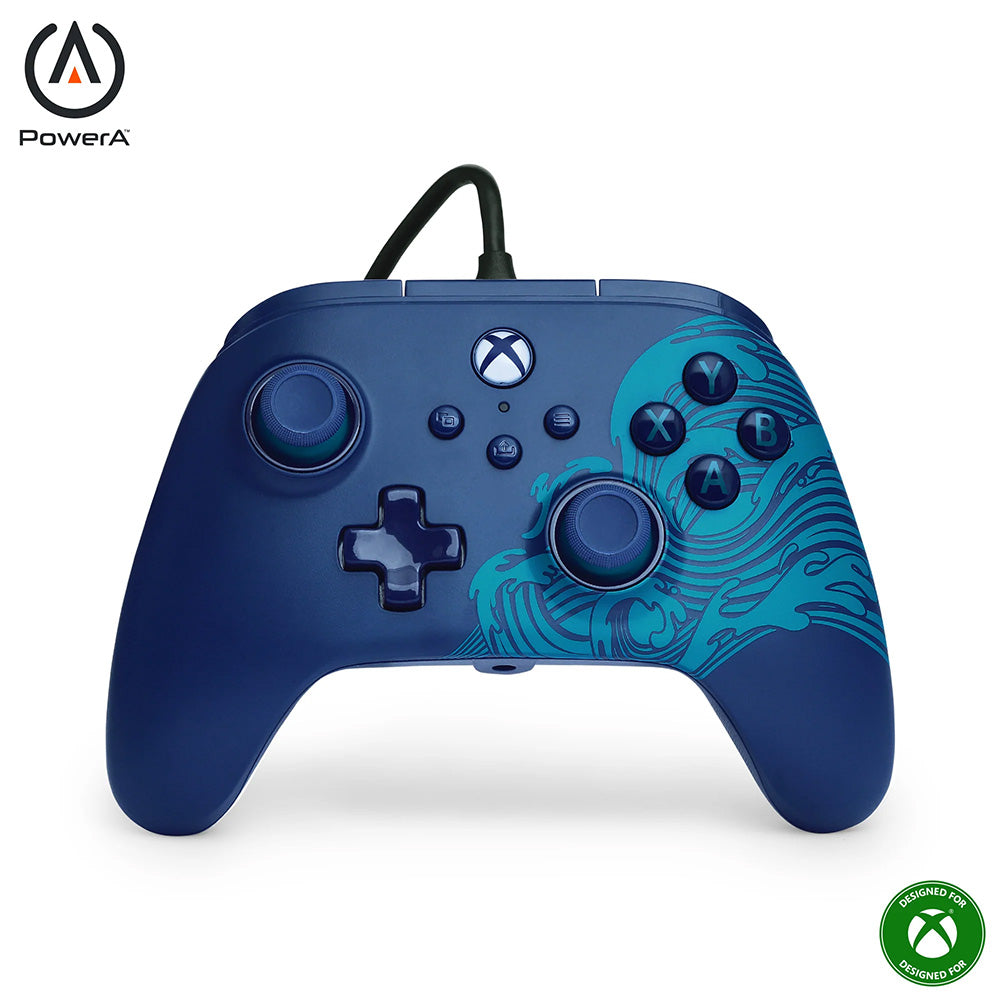 PowerA Xbox Advantage Wired Hall Effect Controller Blue Wave
