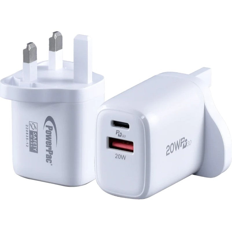 Powerpac PP7982 1C/1A USB 20Watts Charger