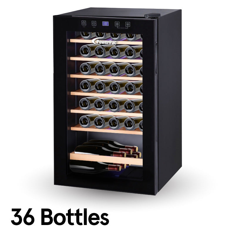 PowerPac PPF36 Wine Chiller Capacity -36 Bottles