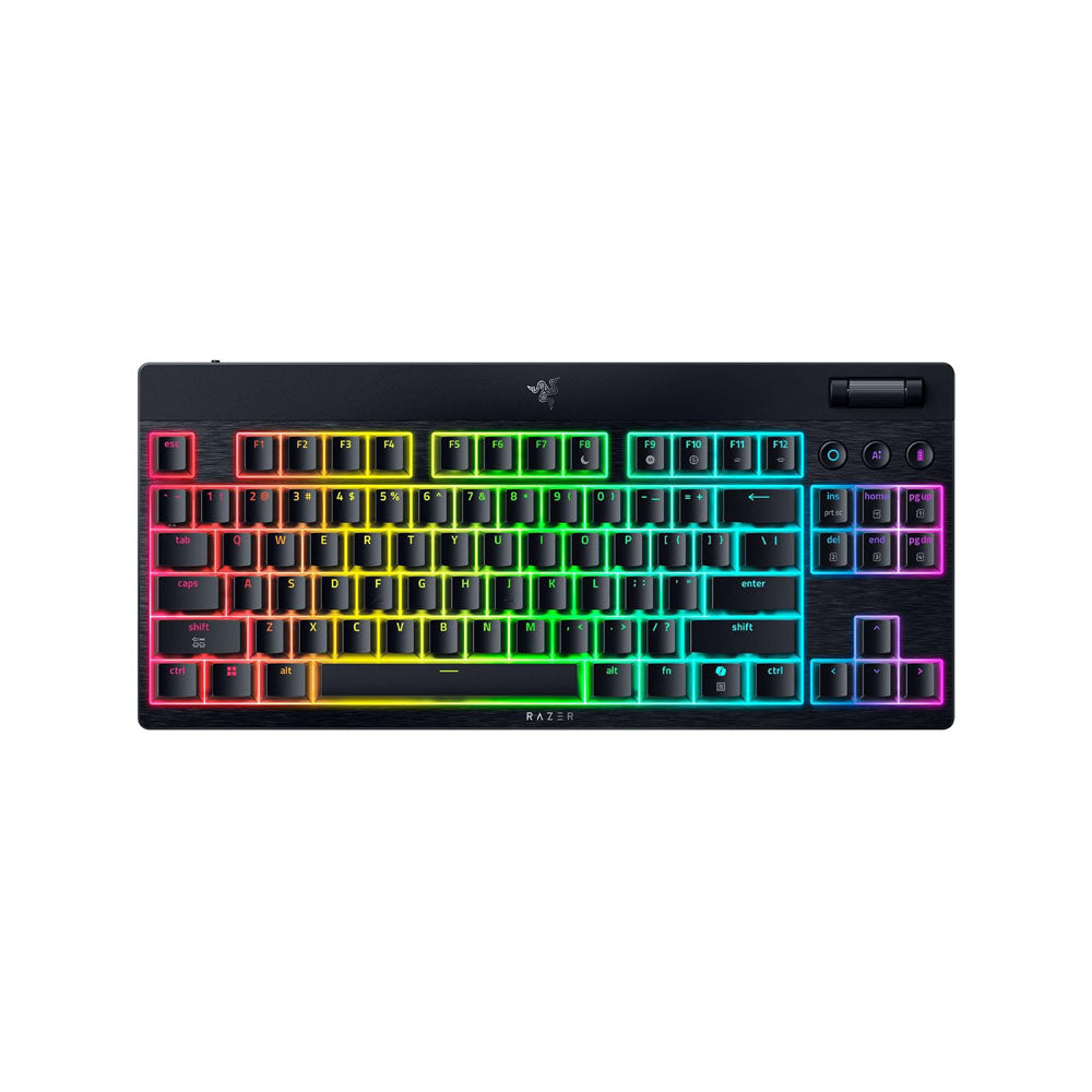 Razer BlackWidow V4 Low-Profile TKL HyperSpeed Wireless Gaming Keyboard (Orange Switch)