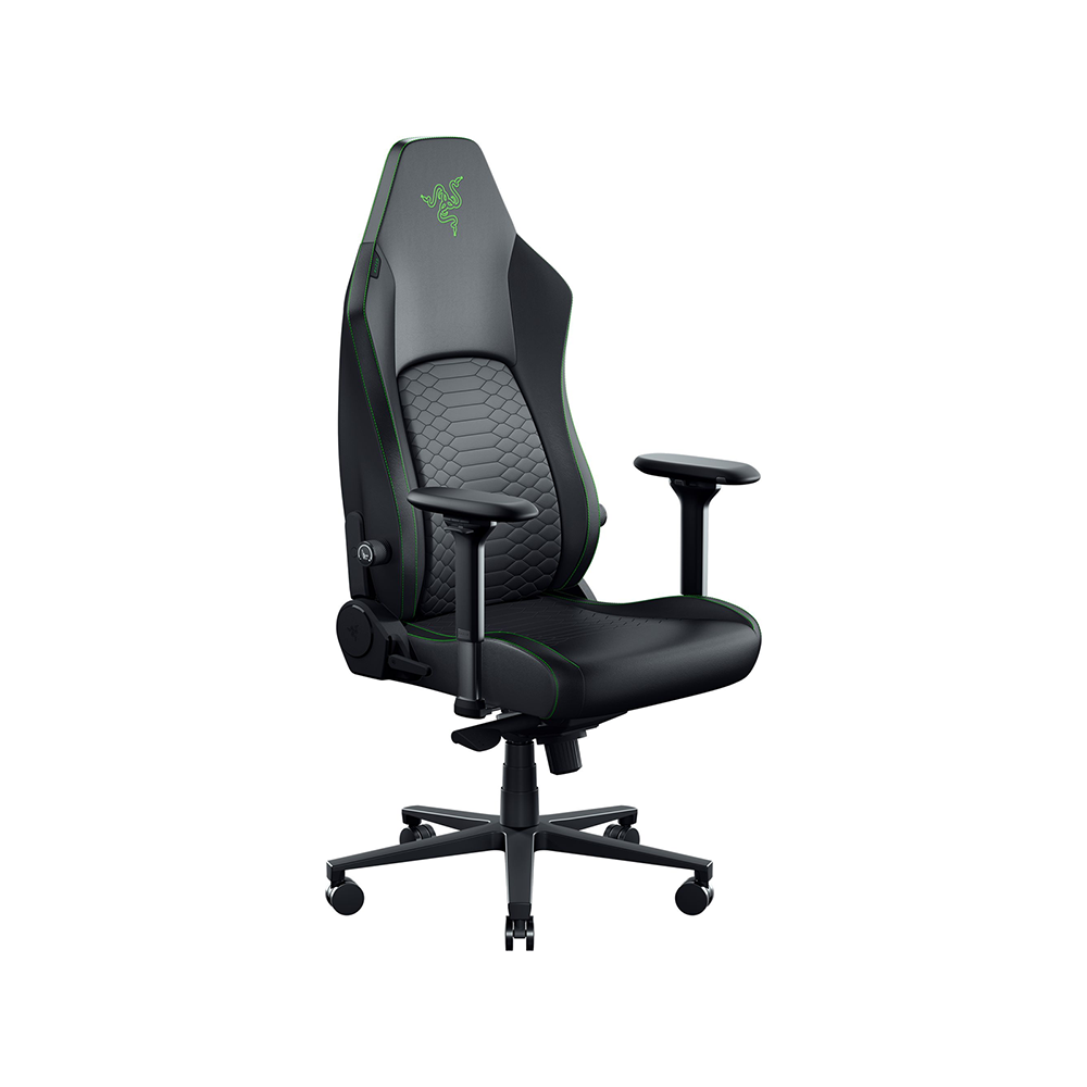 Razer Iskur V2 NewGen - Ergonomic Gaming Chair with Breathable Comfort (Black/Green)